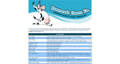 Desktop Screenshot of homemade-cheese.com